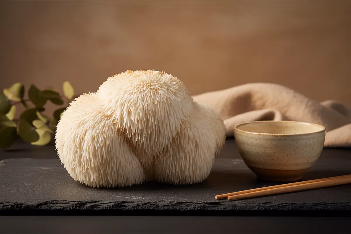 Lion's mane growing in the Waha & Wild grow rooms